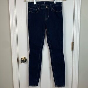Gap Denim dark wash blue jeggings size 26 regular.